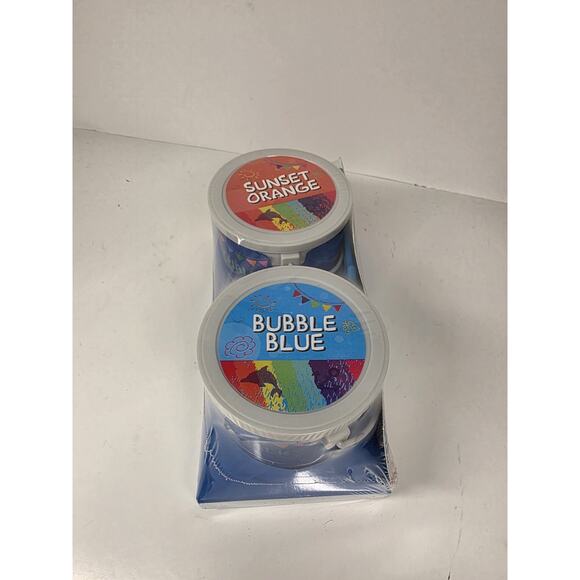 Washable Chalk Paint 2 Bags Of Powdered Chalk Blue And Orange, Just Add Water - Picture 3 of 6